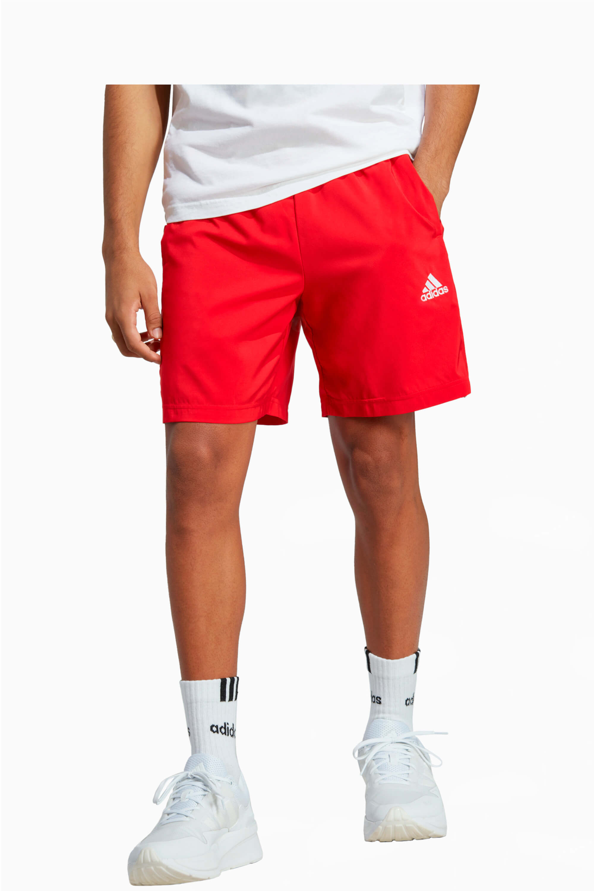 Spodenki adidas Essentials Chelsea 3S - Czerwony
