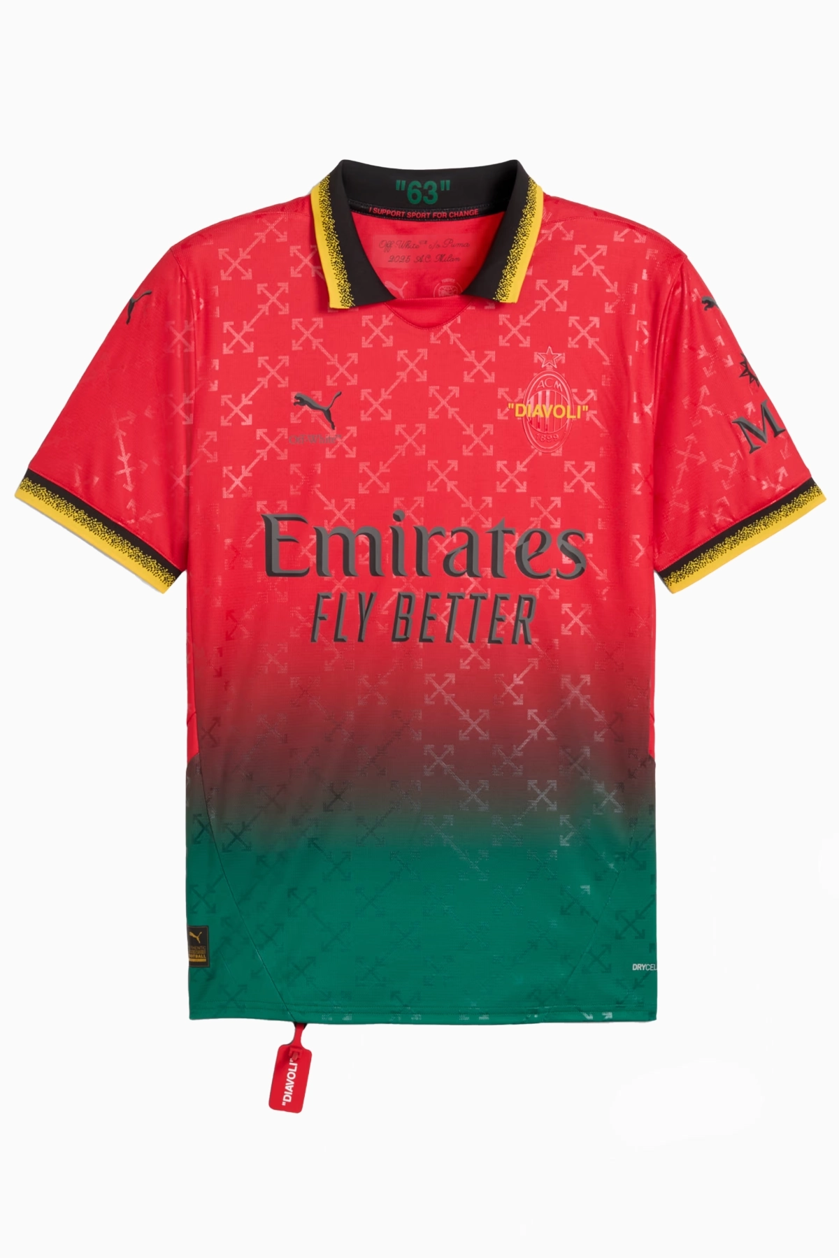Koszulka Puma x Off-White AC Milan 24/25 Czwarta Replica