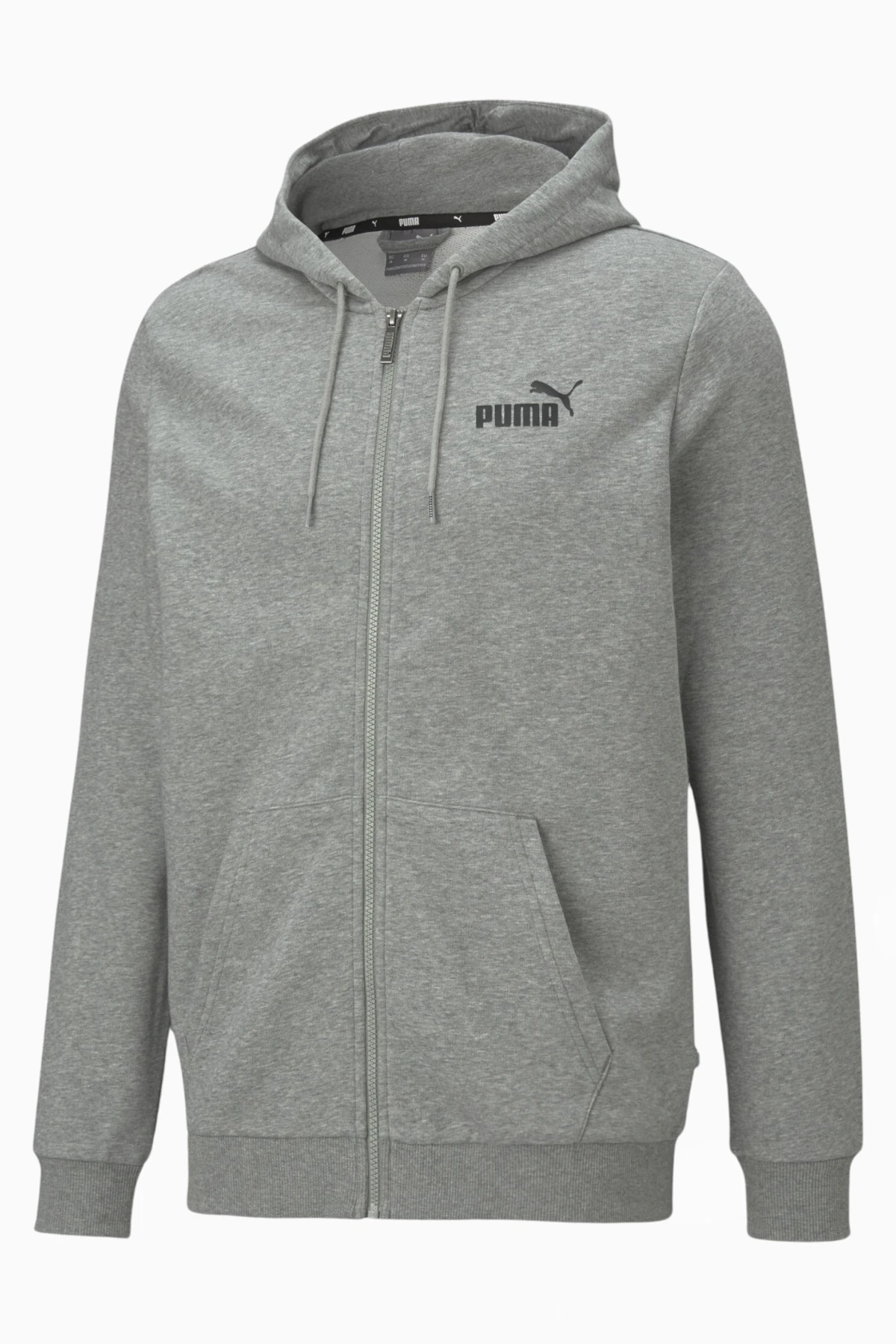 Bluza z kapturem Puma Essentials Small Logo FZ - Szary