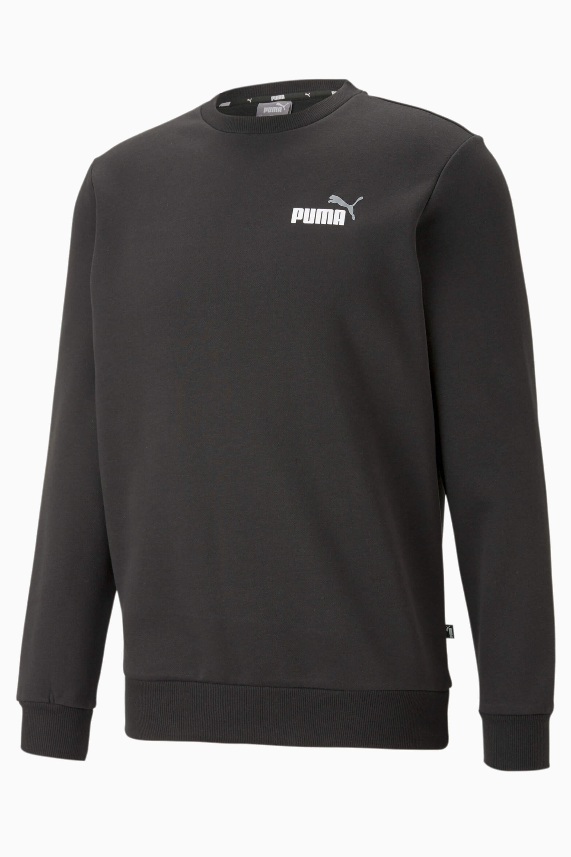 Bluza Puma Essentials+ Two-Colour Small Logo Crew - Czarny