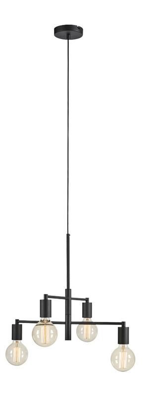 Darmowa Dostawa - Lampa wisząca 4x40 W czarna Markslöjd Cielo 108716