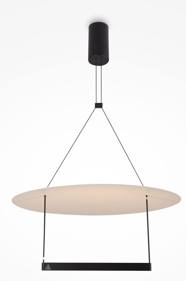 Darmowa Dostawa - Lampa wisząca 1x30 W biała-czarna Maytoni Ambience MOD280PLL30B3K