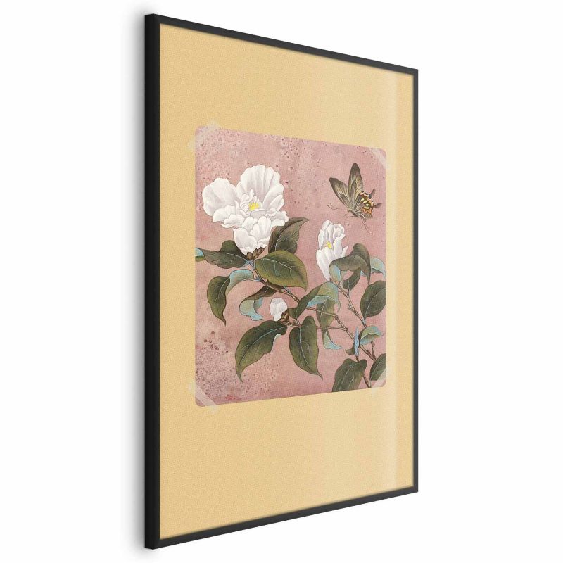Plakat Artgeist Kwiat azalii 40x60 cm z ramą czarną 1 szt
