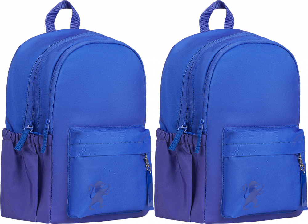2x Plecak szkolny Oxford Gradient, dwukomorowy, 25l, 40x30x15cm, niebieski