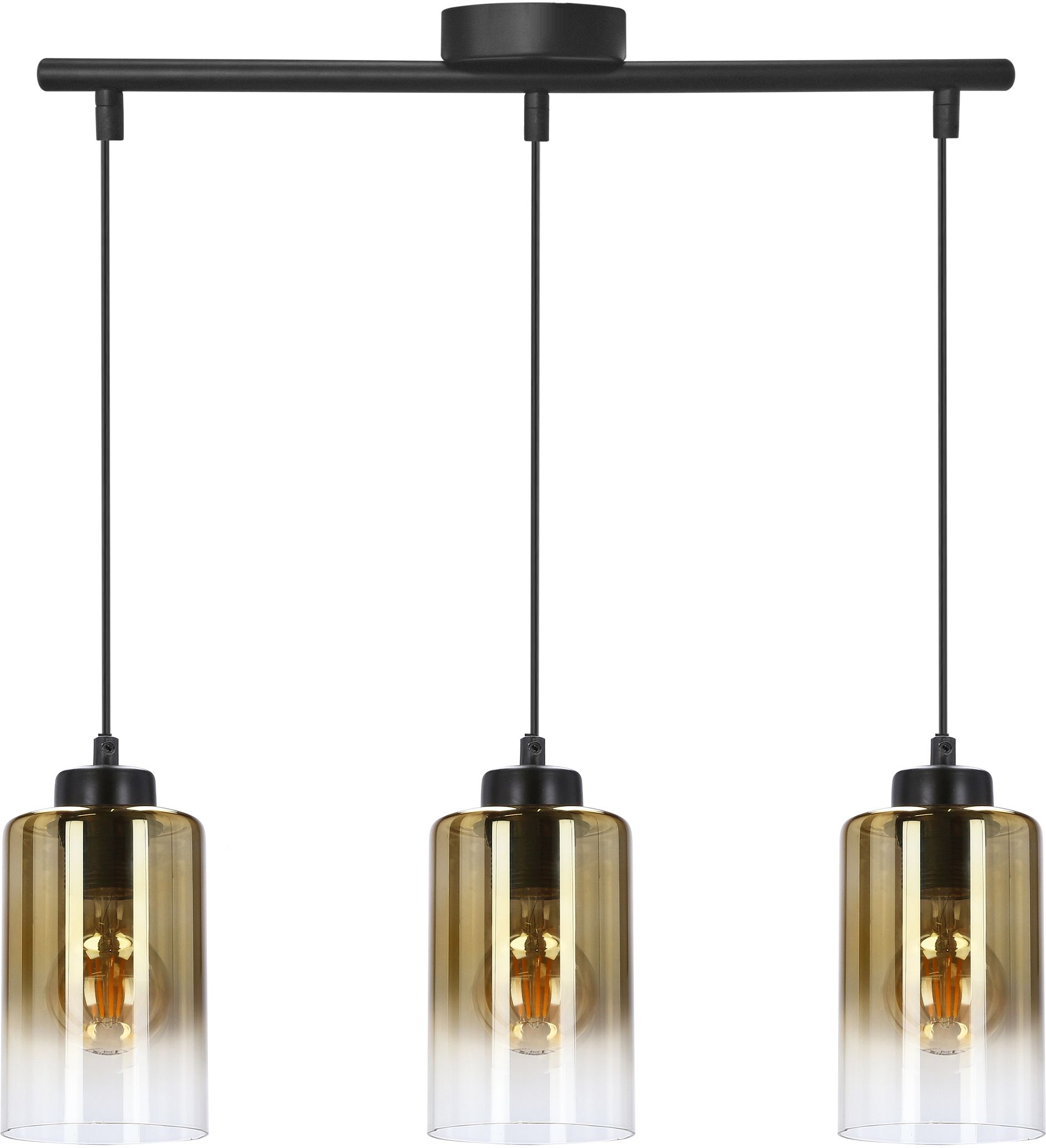 Candellux Aspra lampa wisząca 3x60 W czarna 33-16270 - Wysyłka w 24h