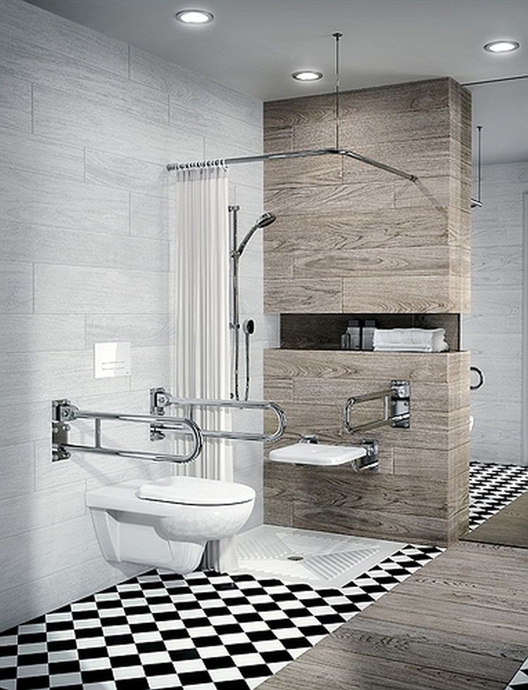 Koło Lehnen Funktion poręcz ścienna łukowa 70 cm chrom L1061002