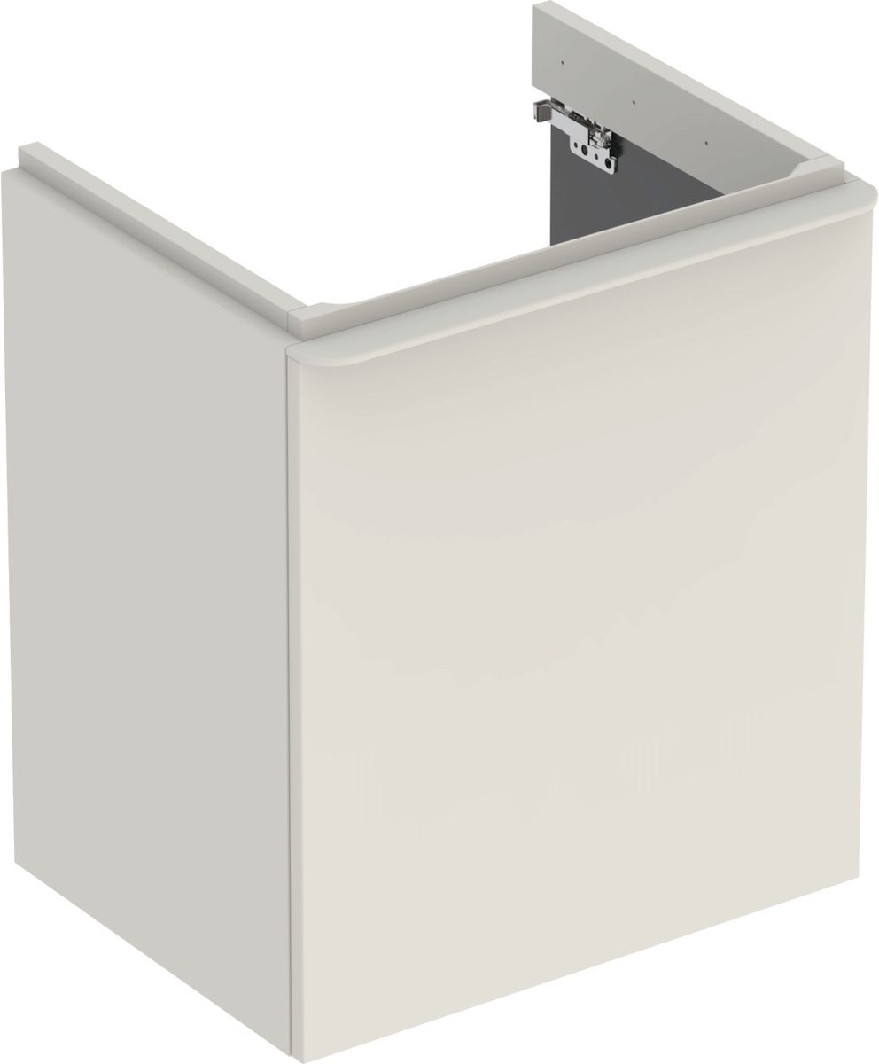 Geberit Smyle Square szafka 53,6 cm podumywalkowa wisząca sand grey 500.366.JL.1