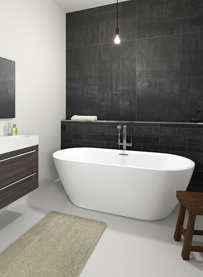 Riho Inspire wanna wolnostojąca 180x80 cm owalna Riho Fall biały połysk B085004005
