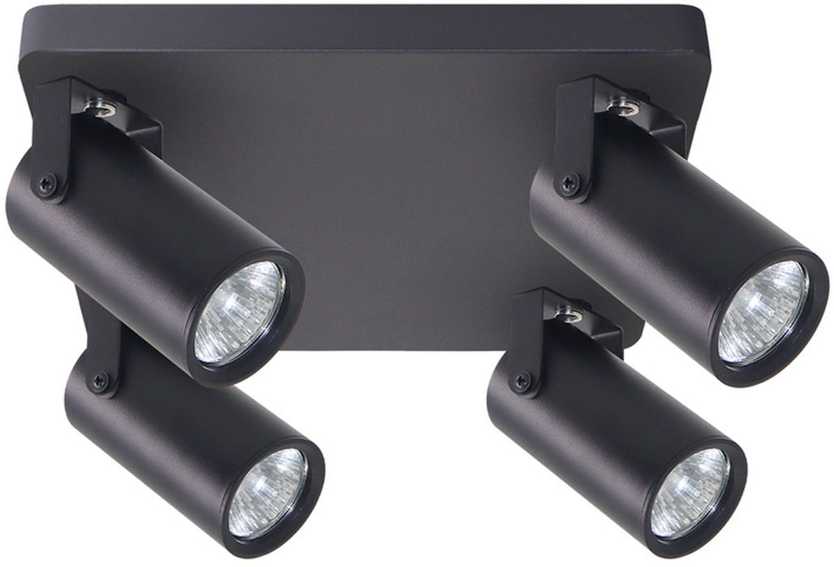 Candellux Gary lampa podsufitowa 4x15 W czarna 98-28143