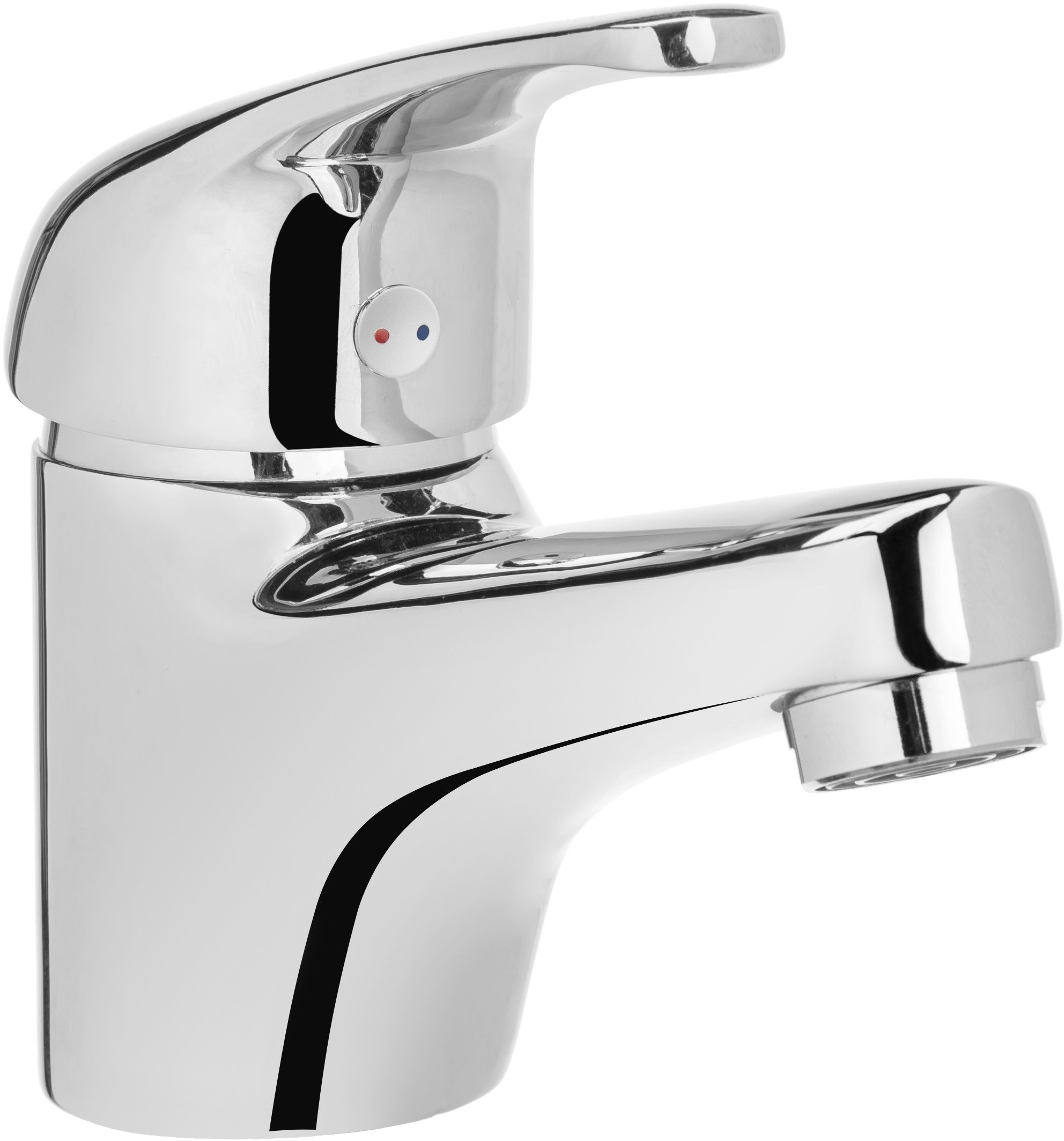 Invena Perea bateria umywalkowa stojąca chrom BU-05-001