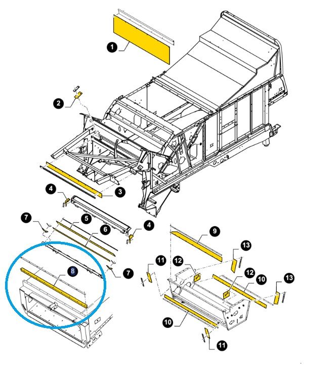 Brezent Guma New Holland 84442672 CNH