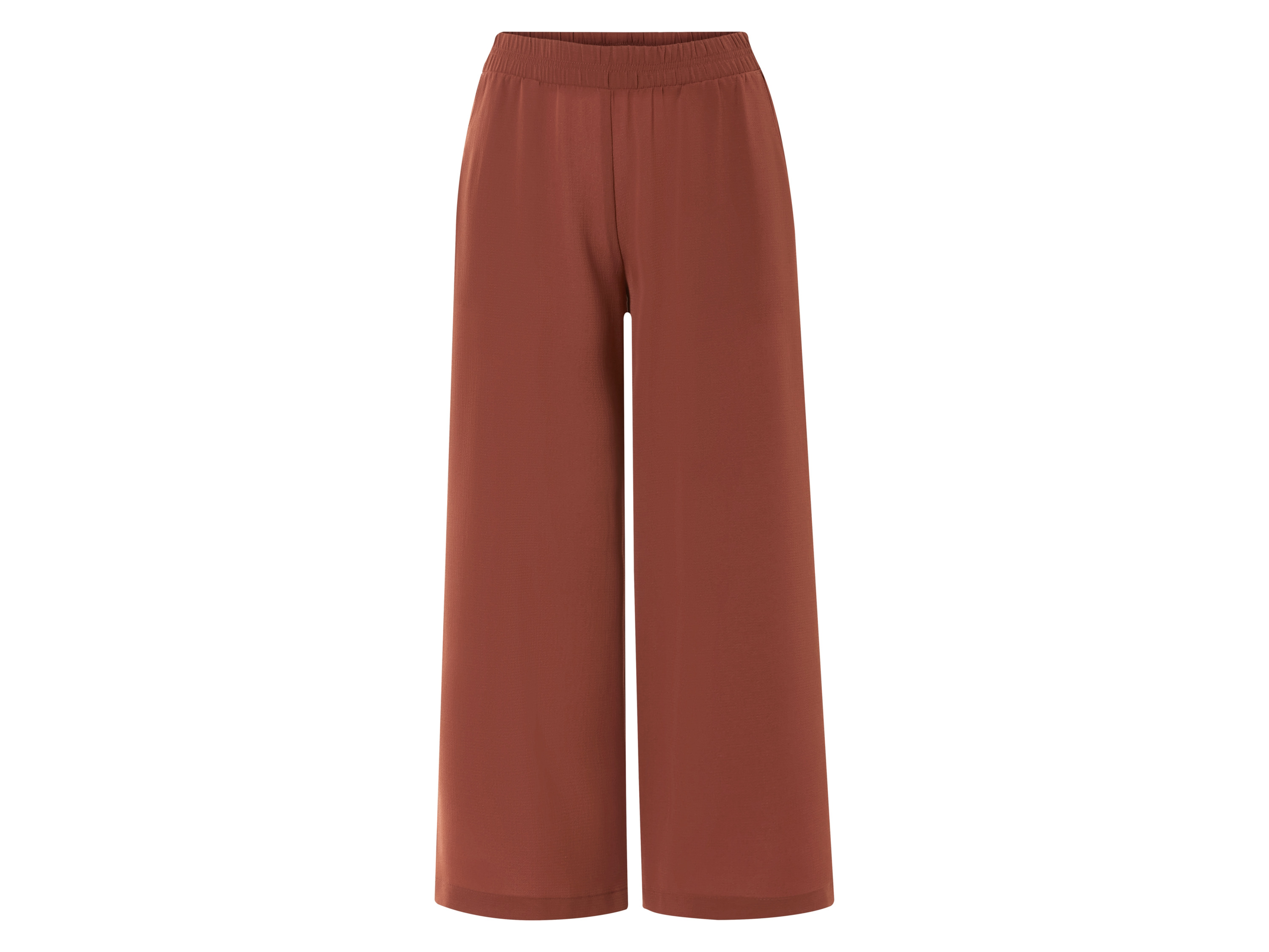 esmara Spodnie wide leg damskie Czerwony, 34