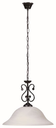 Darmowa Dostawa - Lampa wisząca 1x60 W biała-czarna Rabalux Dorothea 7776