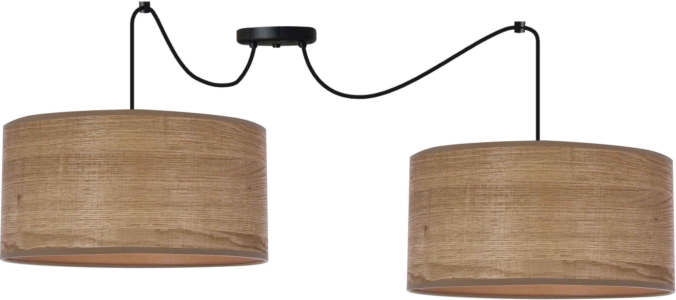 Darmowa Dostawa - Lampa wisząca 1x40 W czarna Candellux Legno 3218380