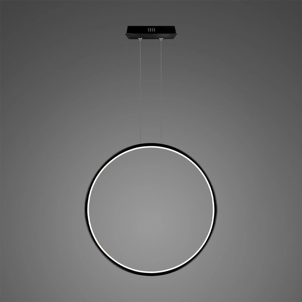 Darmowa Dostawa - Lampa wisząca 1x30 W czarna Altavola Design Ledowe Okręgi LA073X80in4kblackdimm