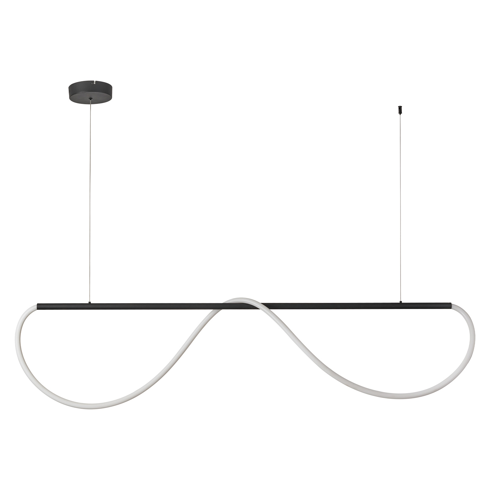 Darmowa Dostawa - Lampa wisząca 1x36 W biała-czarna Light Prestige Meleca LP23451PMBK