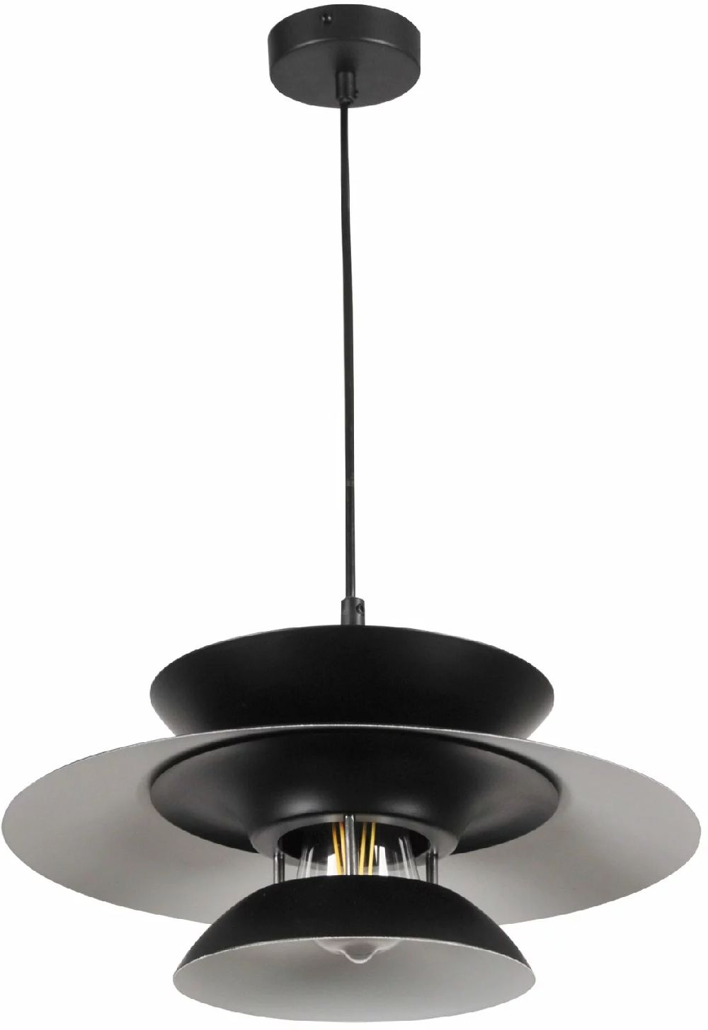 Darmowa Dostawa - Lampa wisząca 1x20 W czarna Goldlux Berit 327635