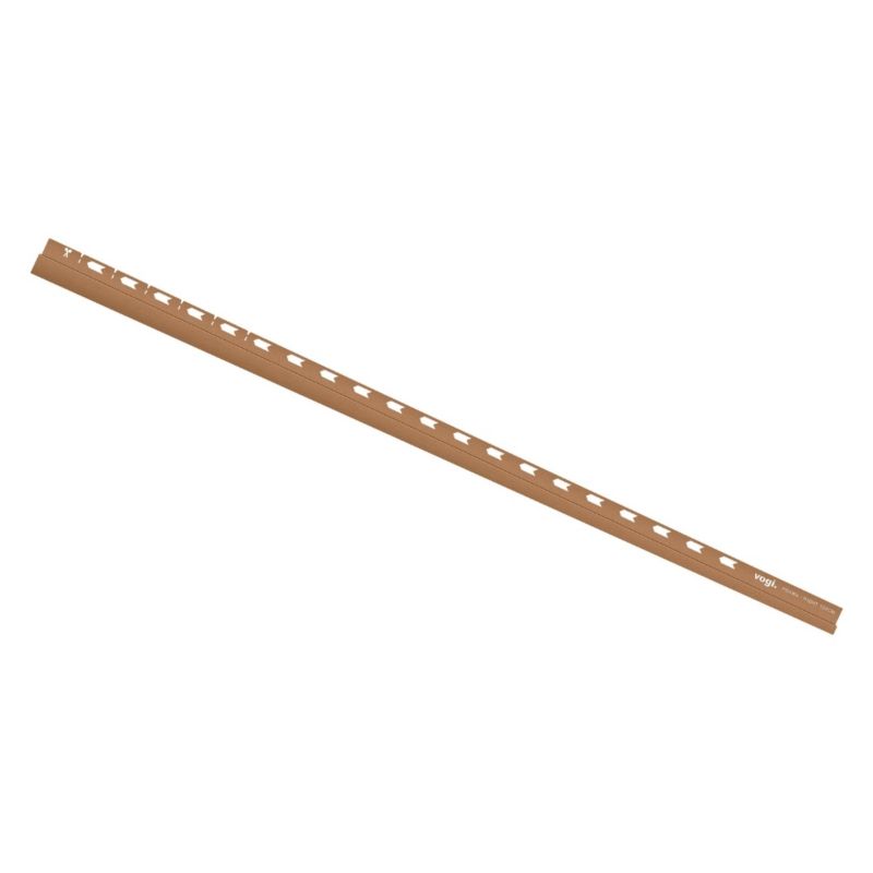 Listwa spadkowa przyścienna Vogi prawa 120 cm miedziana 1 szt.