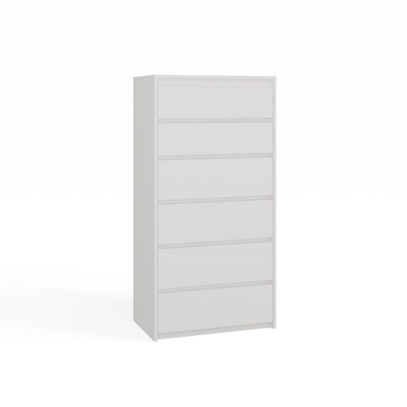 Komoda Topeshop Szafka Karo K6 Biel 43x70x140 cm 1 szt.