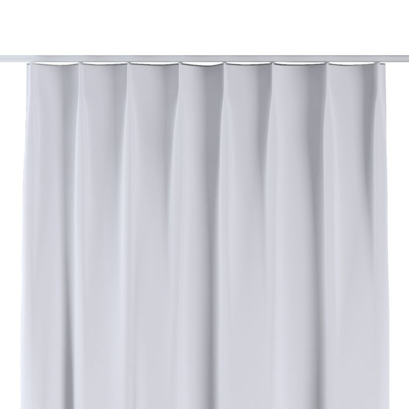 Zasłona na haczykach flex pojedynczych 140 x 260 cm Dekoria stalowa biel 1 szt.