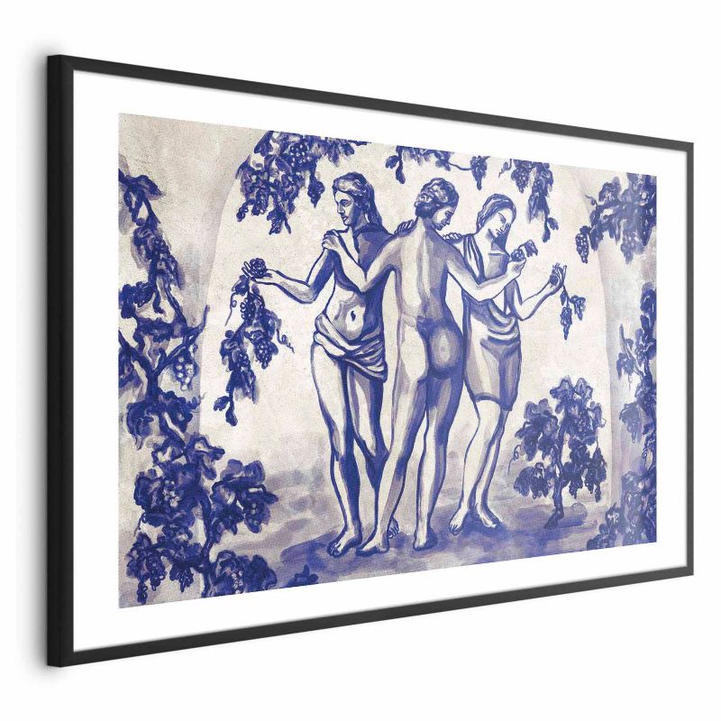 Plakat Artgeist Antyczna winnica 60x40 cm z ramą czarną 1 szt