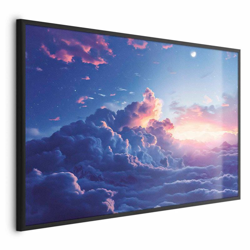 Plakat Artgeist Nocne góry 42x29,7 cm z ramą czarną 1 szt