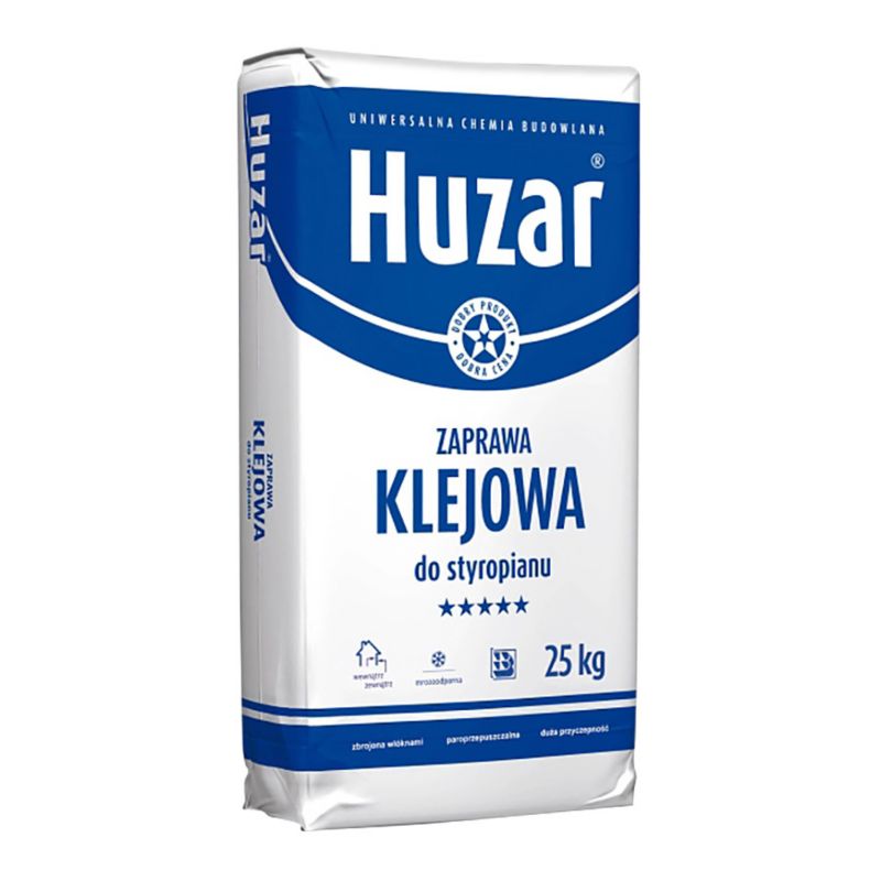 Zaprawa klejowa do styropianu Huzar 25 kg