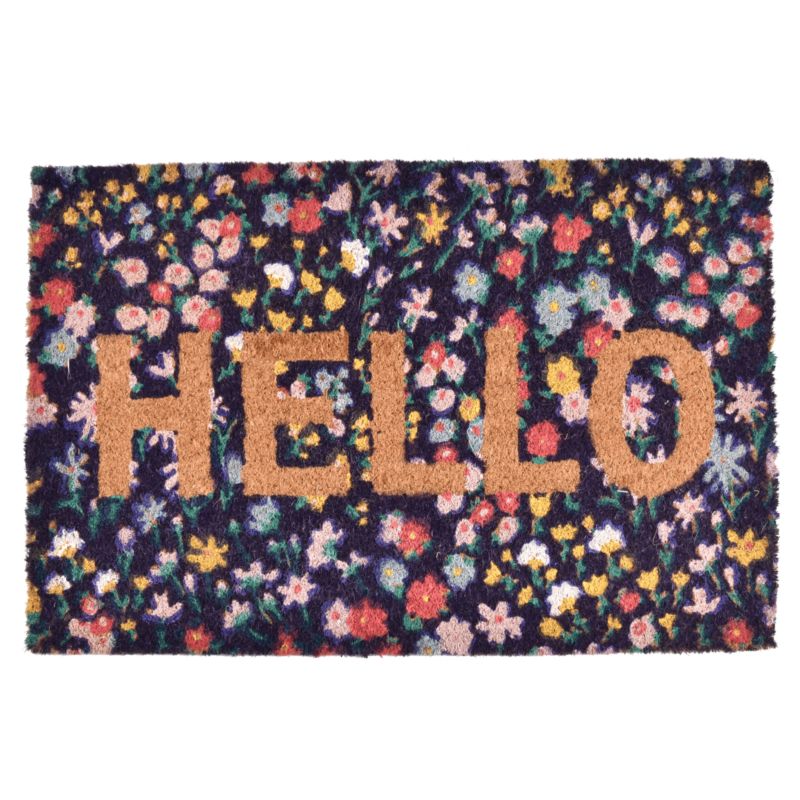 Wycieraczka kokos z nadrukiem hello Direct Home & Garden 40x60 cm 1 szt.