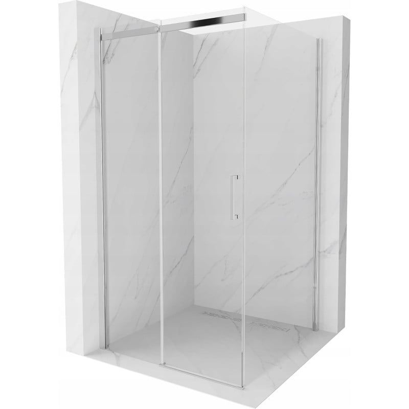 Kabina prysznicowa kwadratowa Mexen Omega transparent/chrom 1 szt.