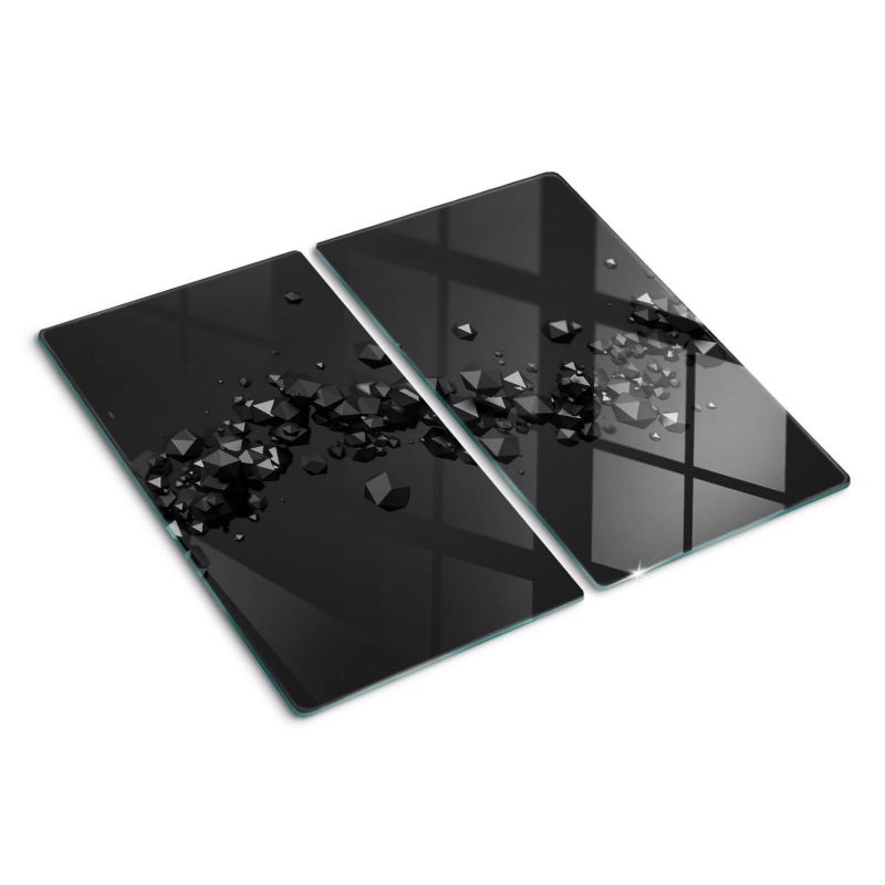 Deska szklana Tulup Abstrakcja 3D 30x52 cm 2 szt.