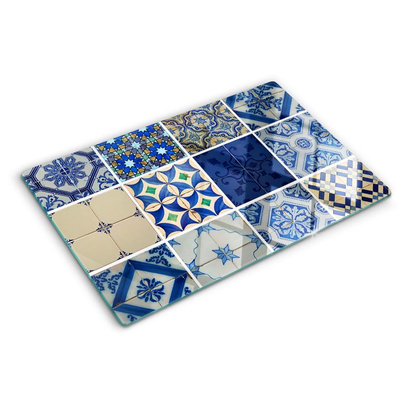 Deska szklana Tulup 80x52 cm Geometryczne Płytki 1 szt.