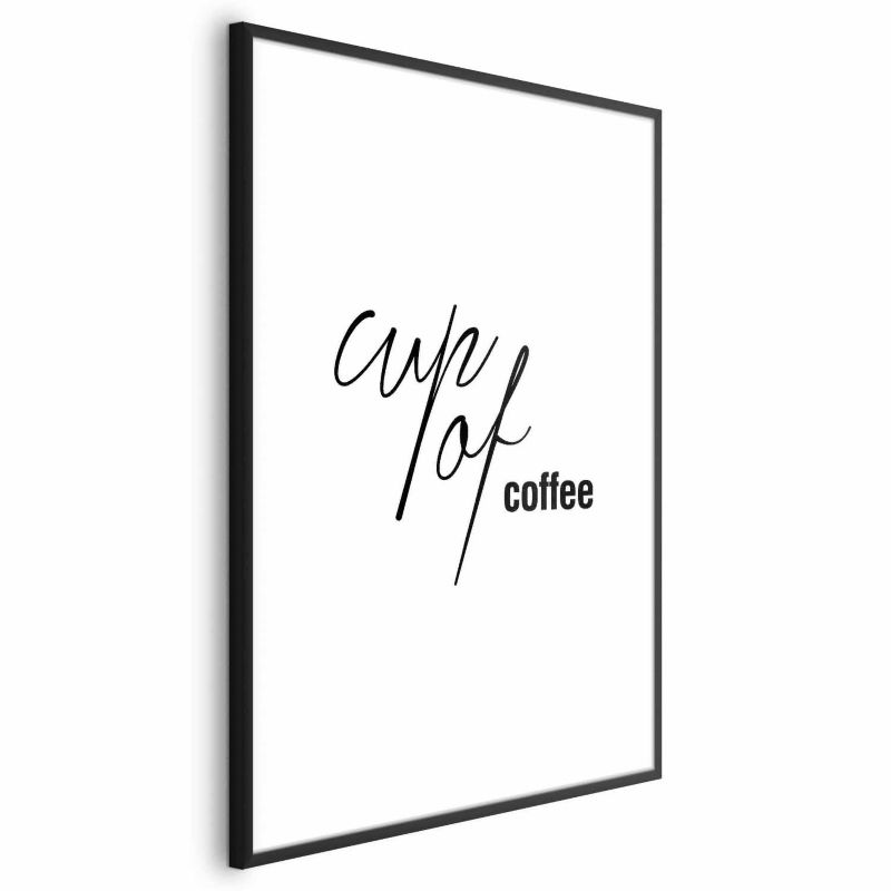 Plakat Artgeist Coffee 40x60 cm z ramą czarną 1 szt