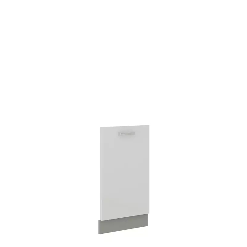 Front do zmywarki z zakrytym panelem sterującym 45 cm Biały połysk BLANKA