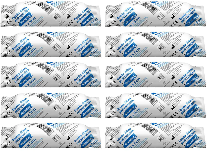10x Opaska dziana Viscoplast, 4mx5cm