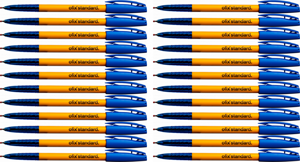 24x Długopis Ofix Standard, 0.7mm, niebieski