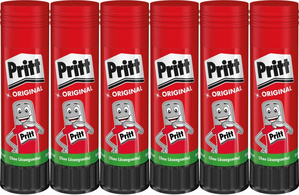 6x Klej biurowy Pritt, w sztyfcie, 40g