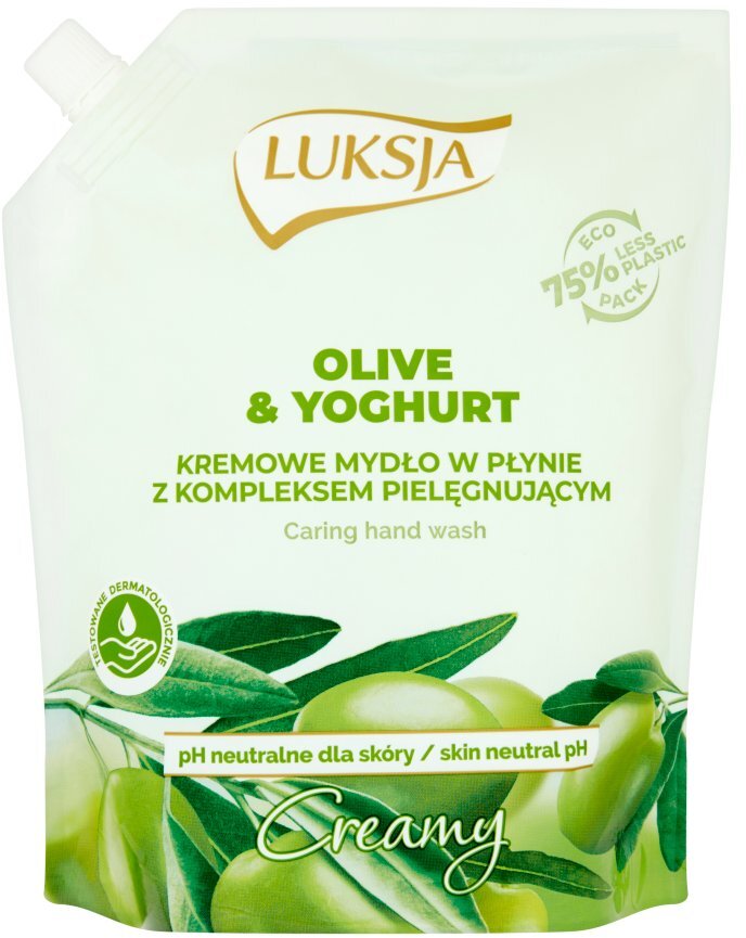 Mydło w płynie Luksja Olive, oliwkowy, zapas, 900ml
