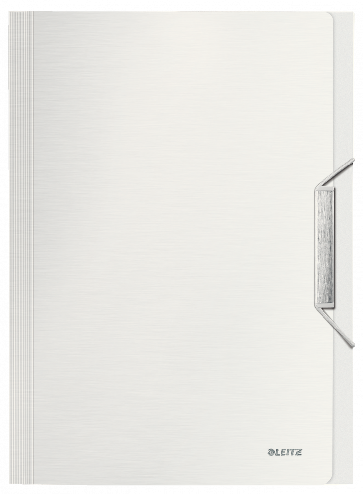Outlet: USZKODZONY Teczka z przegródkami Leitz Style, A4, 6 przegródek, grzbiet 38mm, biały
