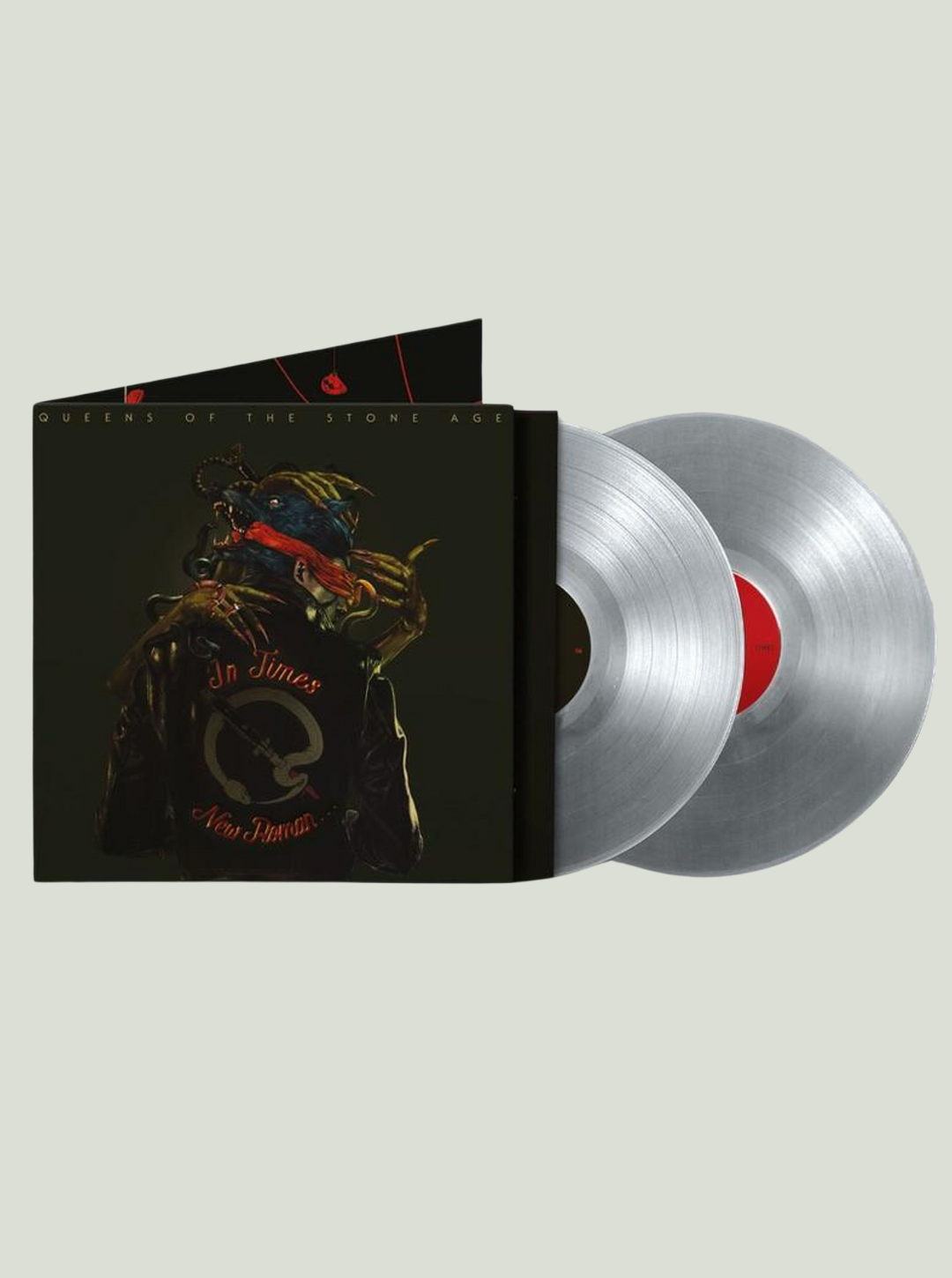 Płyta winylowa Queens Of The Stone Age - In Times New Roman... (Limited Edition) (Silver Vinyl)