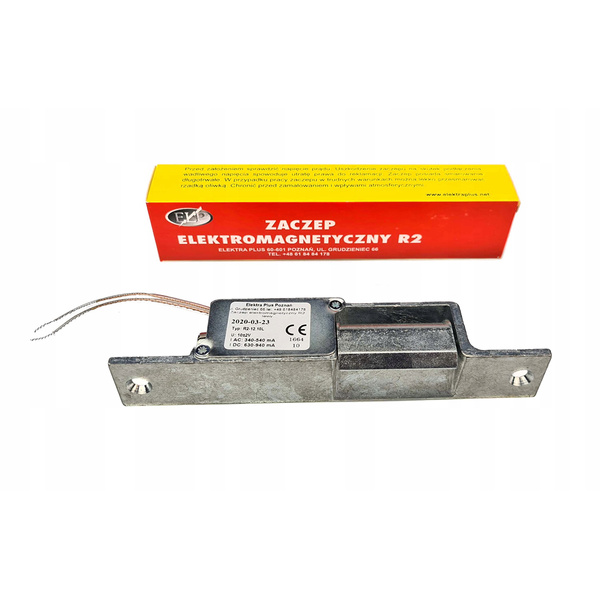 Zaczep elektromagnetyczny wąski Lewy R-2 12V