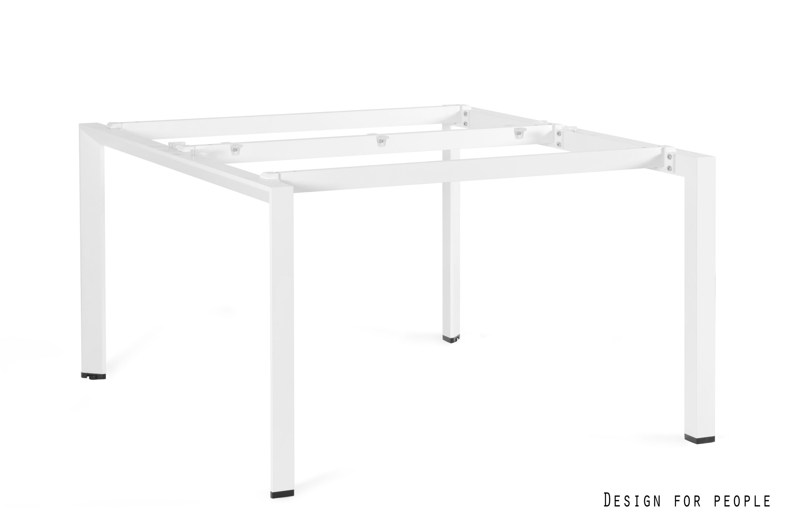 PASON Workstation 2 stelaż biurka 2 osobowego (Kolor: biały)