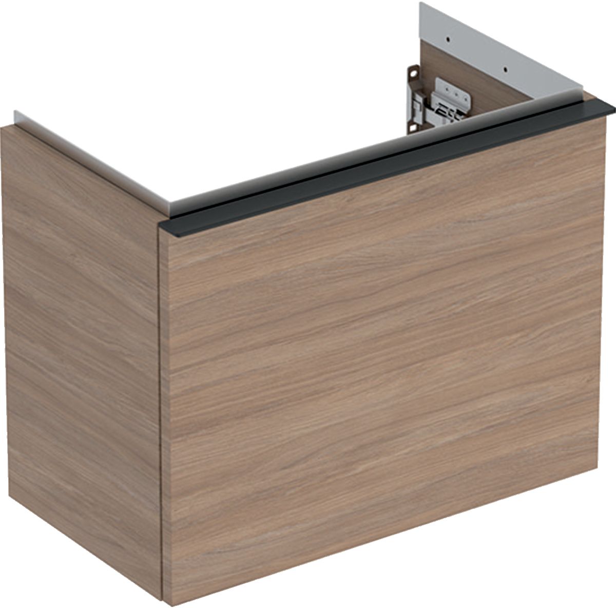Geberit iCon szafka 52 cm podumywalkowa wisząca dąb/lava mat 502.302.JH.1