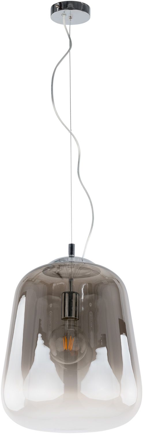 Italux Lanila lampa wisząca 1x60 W przydymiona MD-1712-4