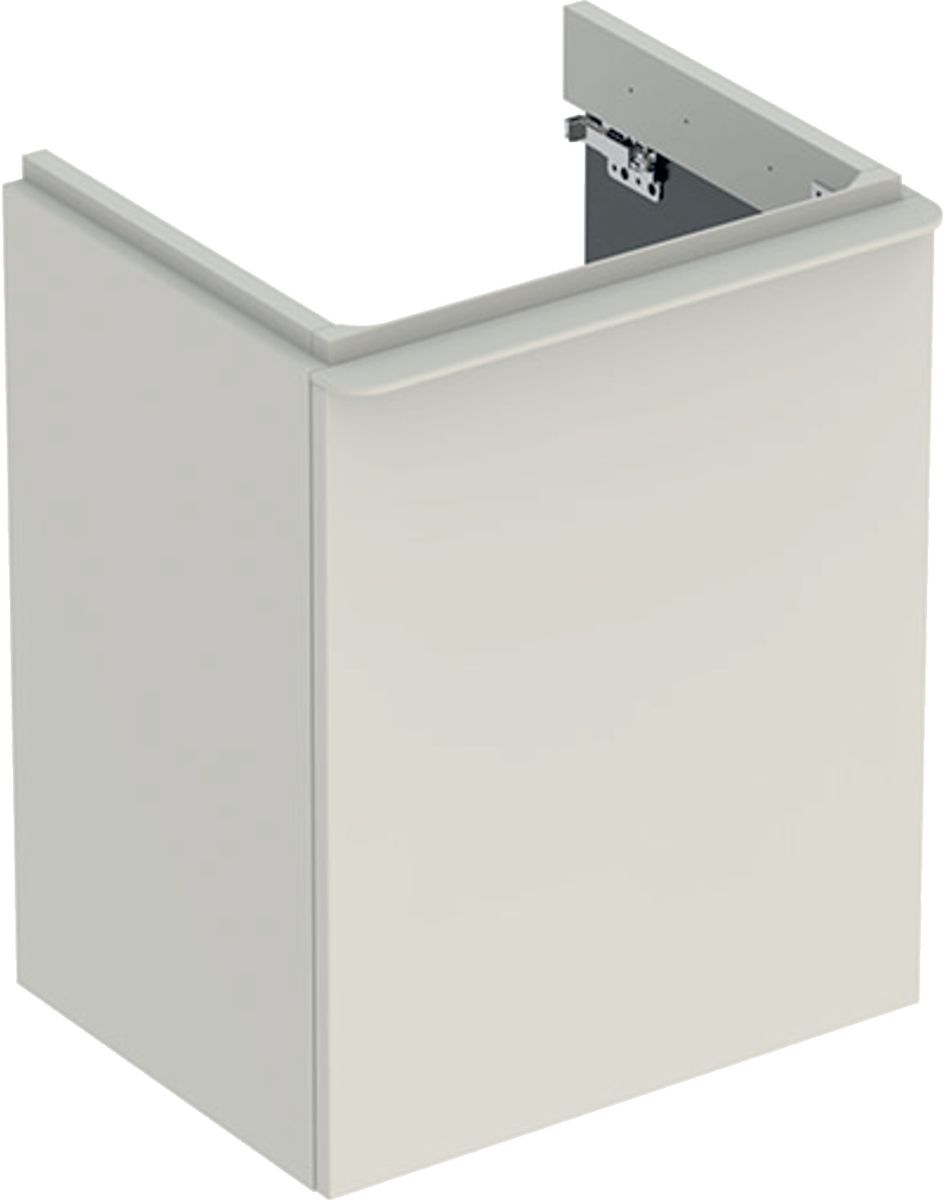 Geberit Smyle Square szafka 49,2 cm podumywalkowa wisząca sand grey 500.364.JL.1