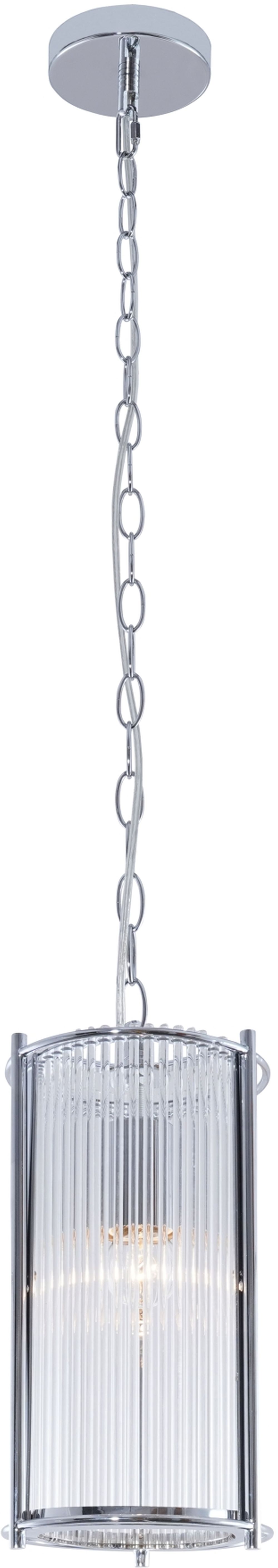 Zuma Line Marmo lampa wisząca 1x40 W chrom/szkło przezroczyste 2200131P-1