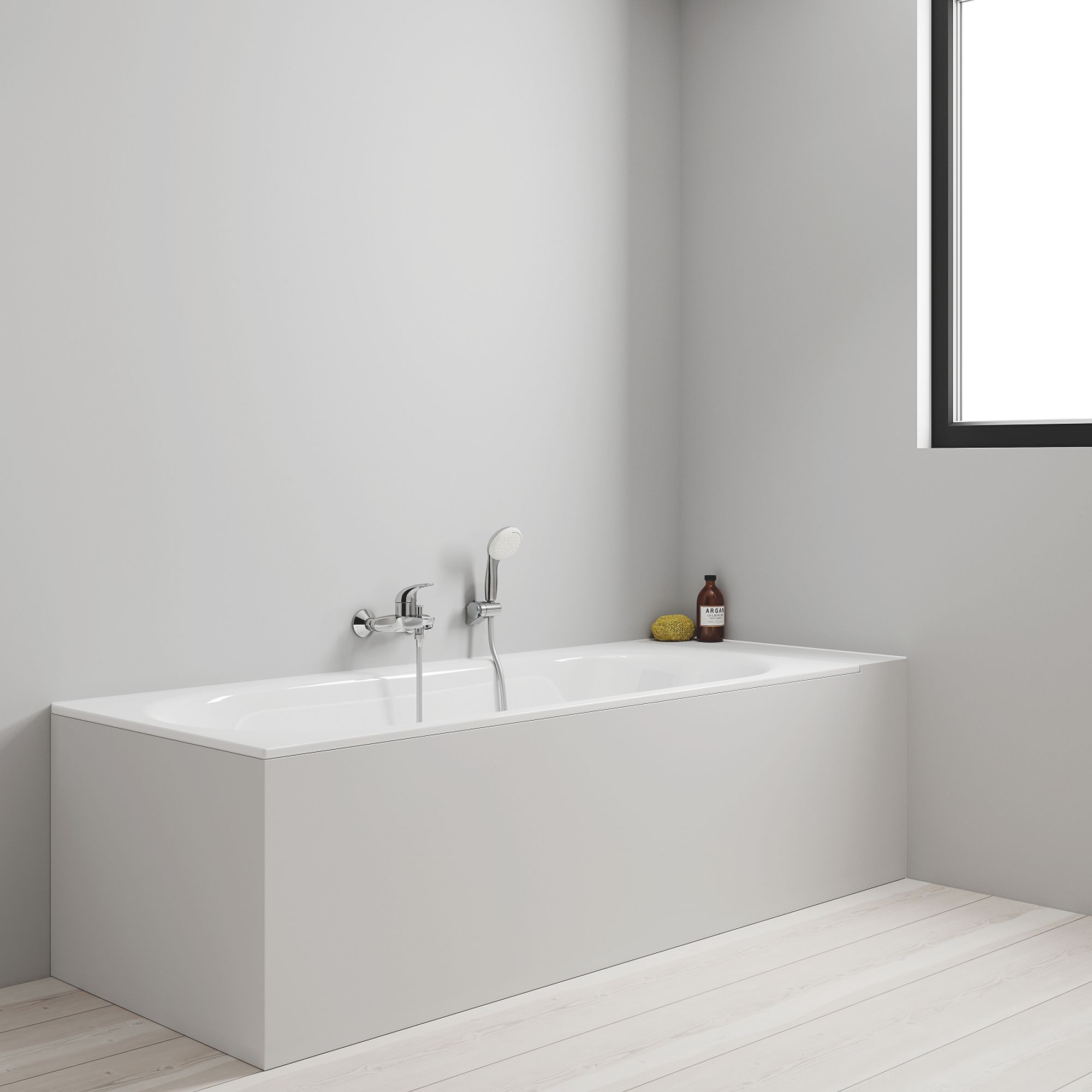 Grohe Euroeco bateria wannowo-prysznicowa ścienna chrom 32743000 - Wysyłka w 24h