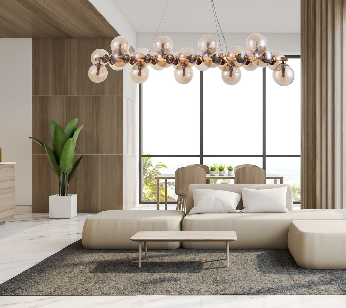 Italux Cabella lampa wisząca 25x28 W złota PND-5252-A-25-GD-CGN