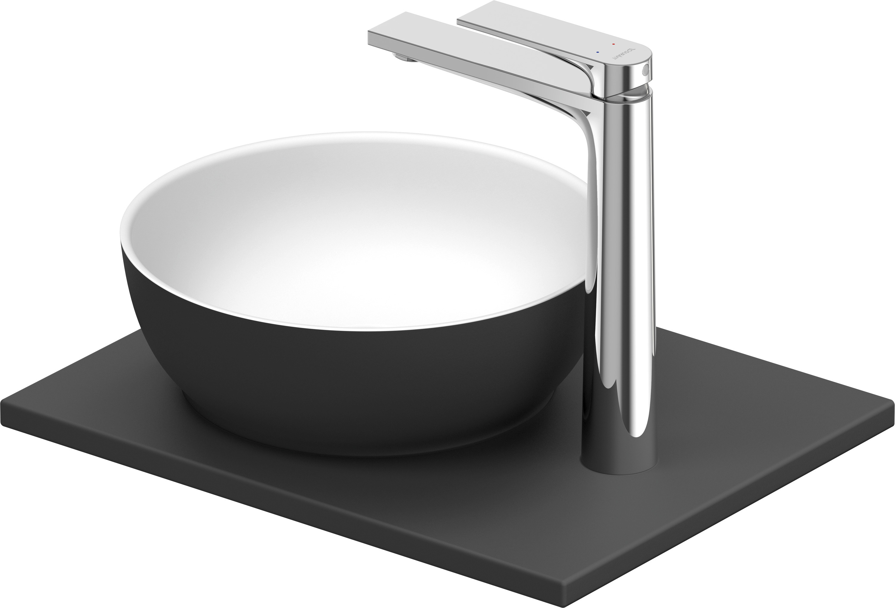 Duravit Sivida umywalka z konsolą 41 cm szarą 268022FI00