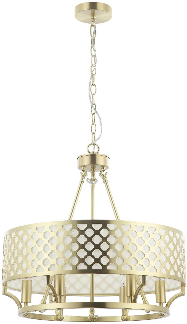 Open Design Verno lampa wisząca 6x12 W biała-złota OR84382
