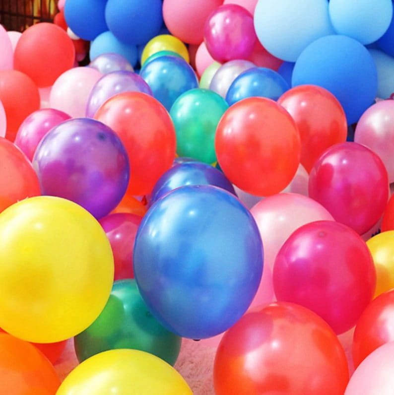 20 kolorowych balonów MIX